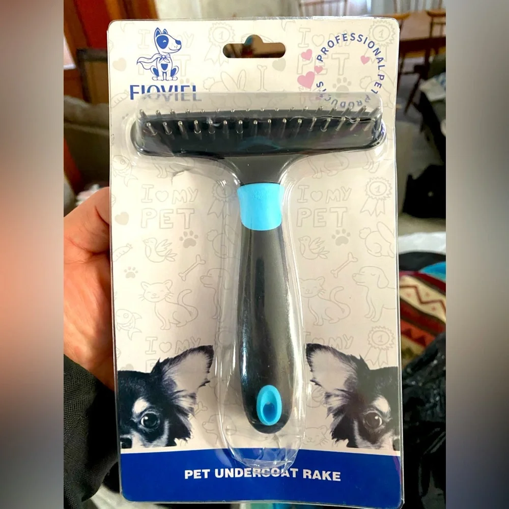 Professional Dog Cat Pet Comb Brush Dematting Undercoat Grooming Comb Rake Tool